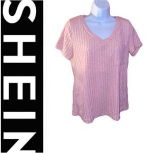 Pink Knit Short Sleeve 🌸